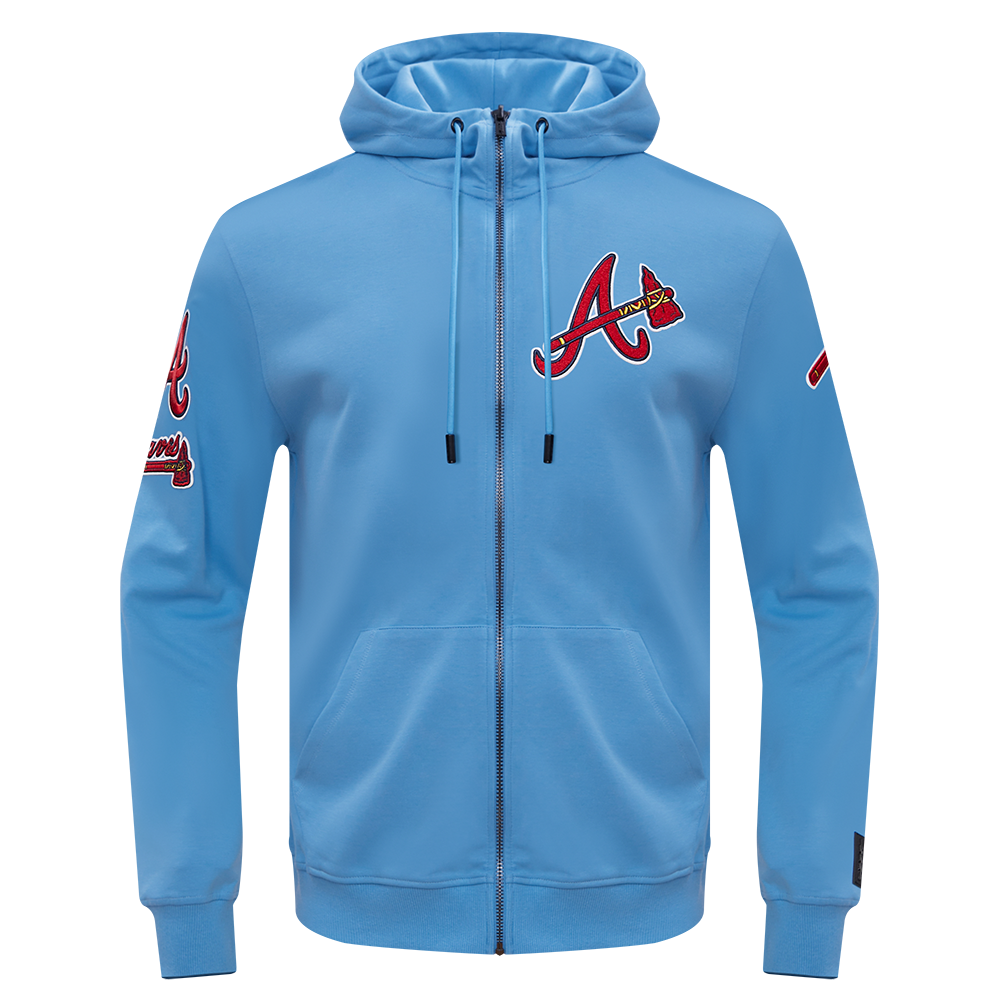 SUDADERA CON CIERRE MLB ATLANTA BRAVES CLASSIC CHENILLE