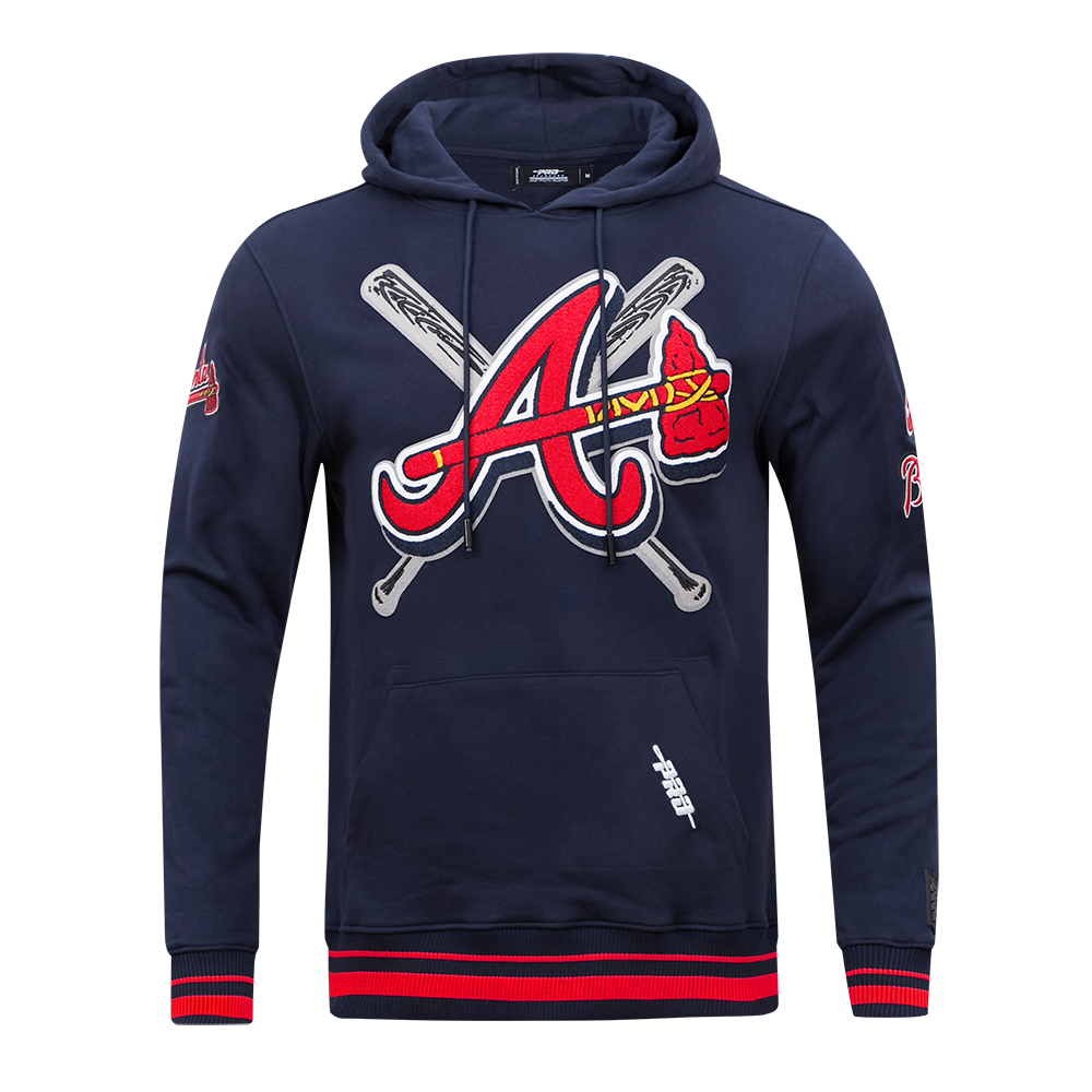 SUDADERA CON GORRO MLB ATLANTA BRAVES MASH UP
