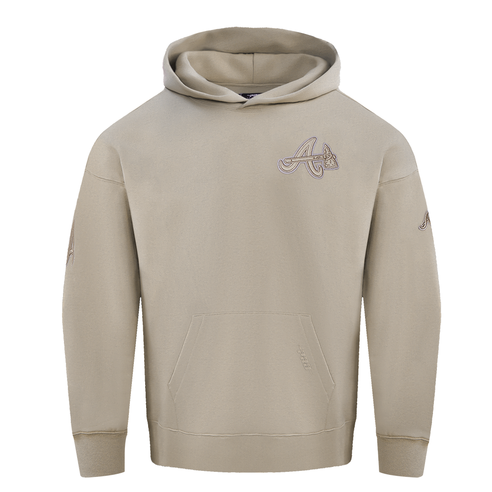 SUDADERA CON GORRO MLB ATLANTA BRAVES NEUTRAL