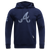 SUDADERA CON GORRO MLB ATLANTA BRAVES VARSITY BLUES