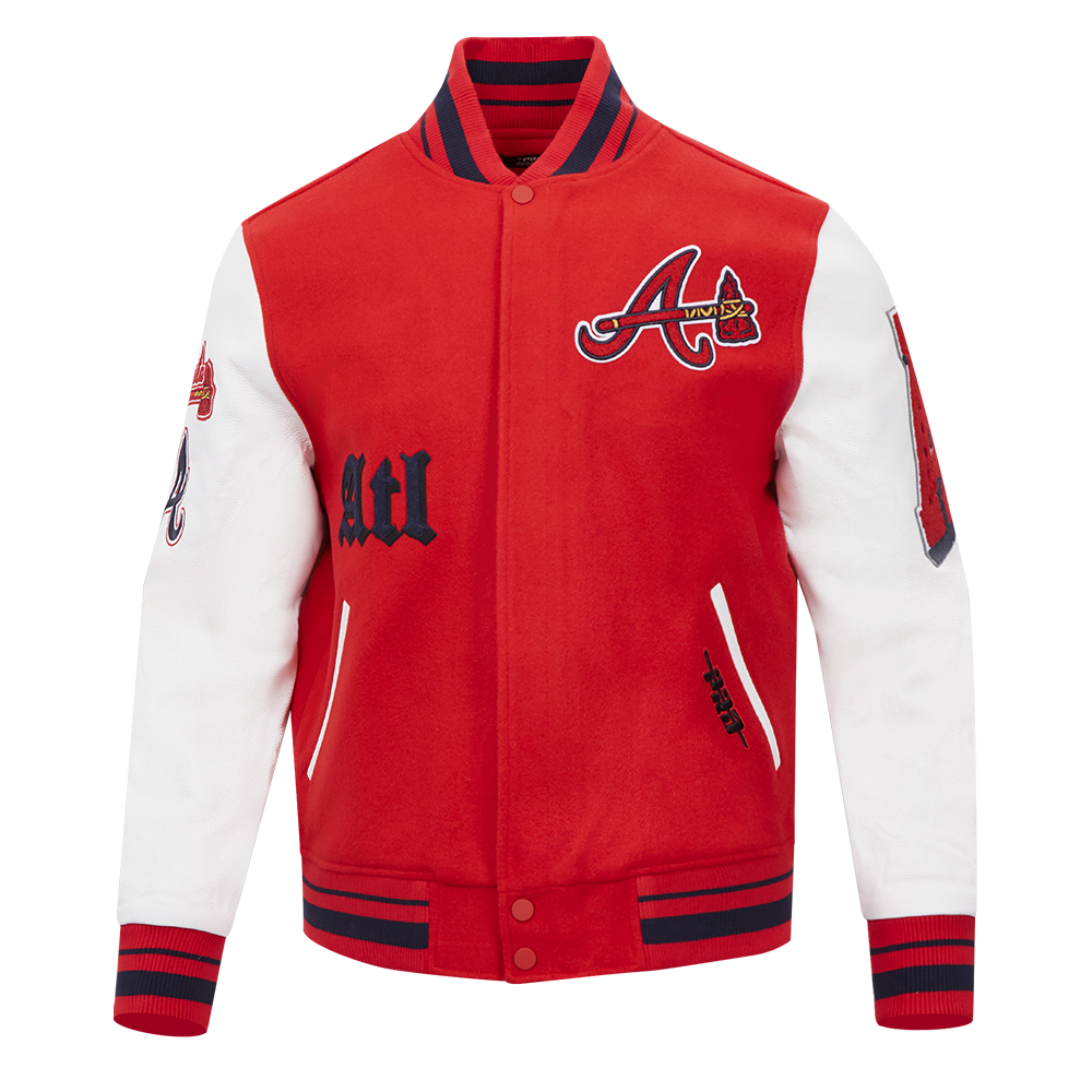 CHAMARRA UNIVERSITARIA MLB ATLANTA BRAVES OLD ENGLISH