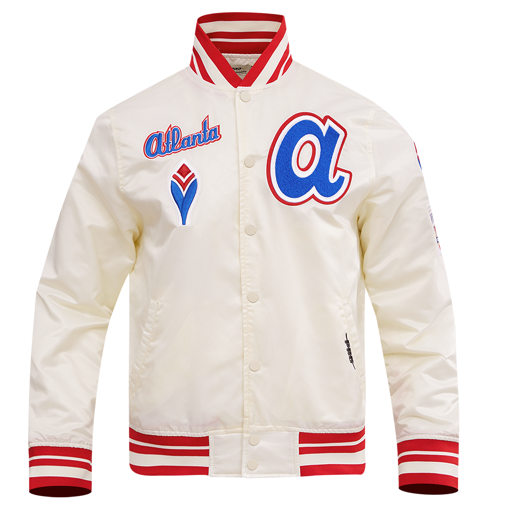 CHAMARRA DE SATÍN MLB ATLANTA BRAVES RETRO CLASSICS