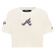 MANGA CORTA MLB ATLANTA BRAVES REVERSE FRENCH TERRY PARA MUJER