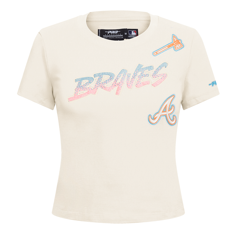 MANGA CORTA MLB ATLANTA BRAVES HIGH IMPACT PARA MUJER