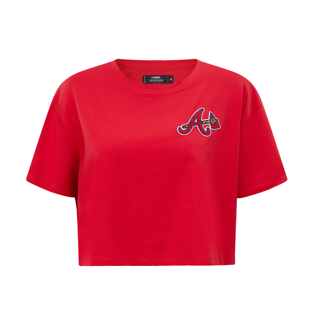 MANGA CORTA MLB ATLANTA BRAVES CLASSIC ESSENTIALS PARA MUJER