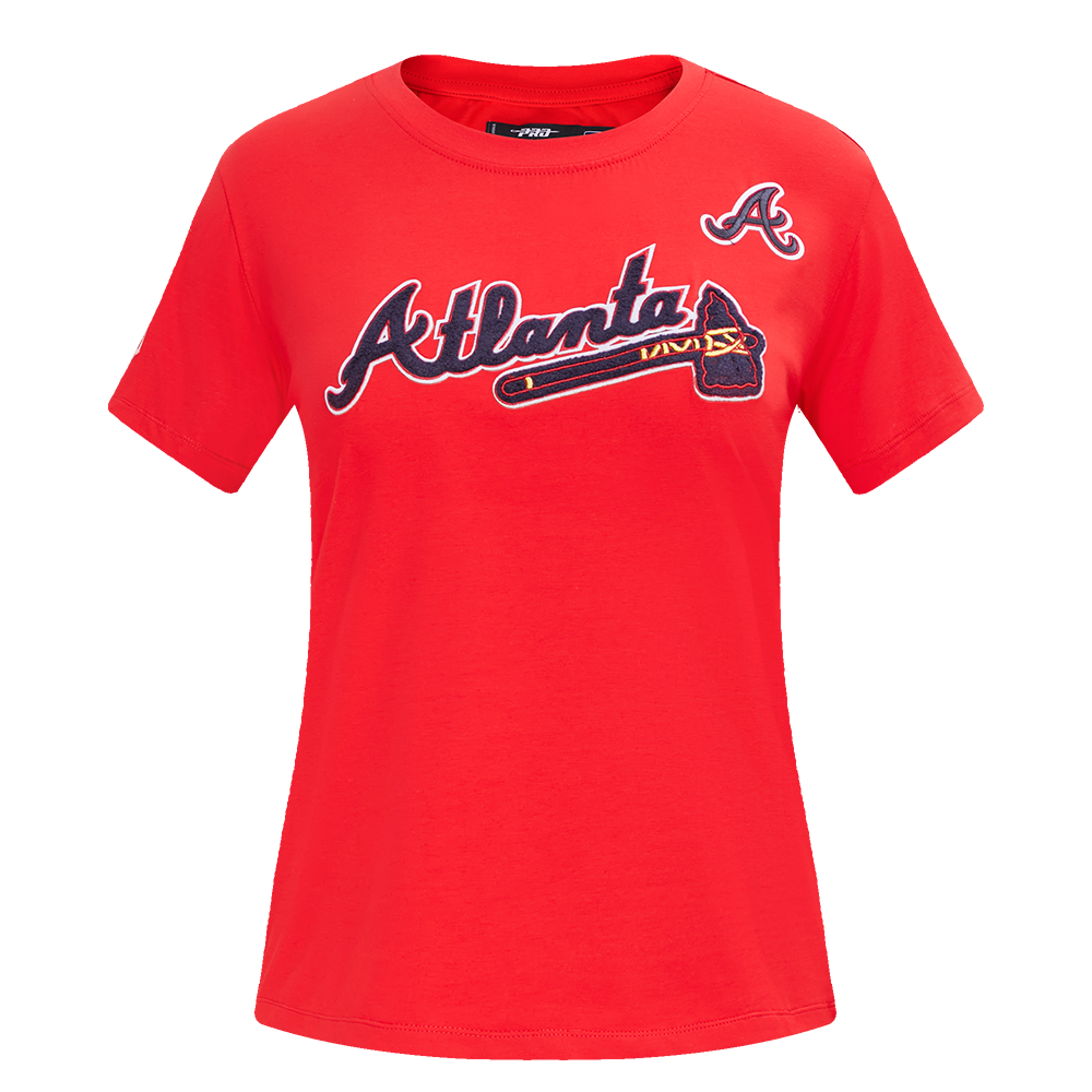 MANGA CORTA MLB ATLANTA BRAVES CLASSIC ESSENTIALS PARA MUJER