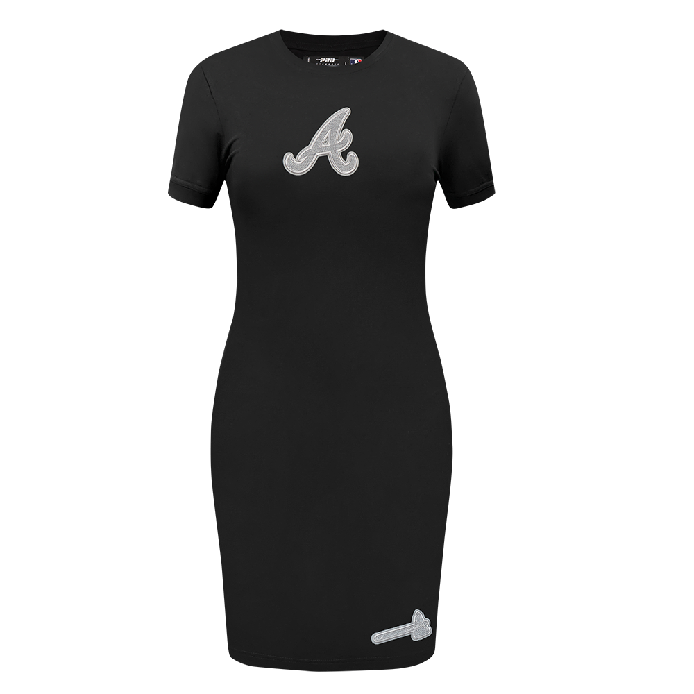 VESTIDO MLB ATLANTA BRAVES REVERSE FRENCH TERRY PARA MUJER