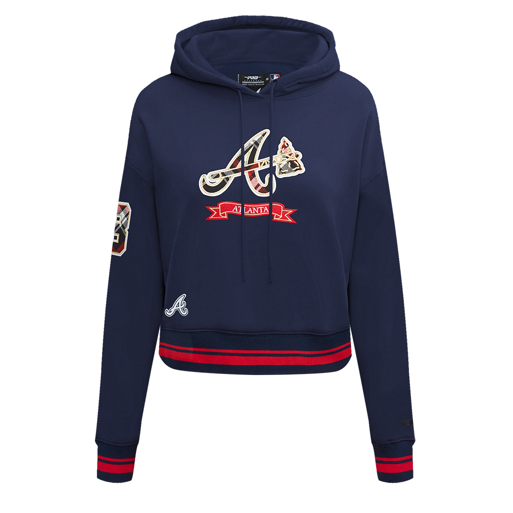 SUDADERA CON GORRO MLB ATLANTA BRAVES PRO PREP PARA MUJER