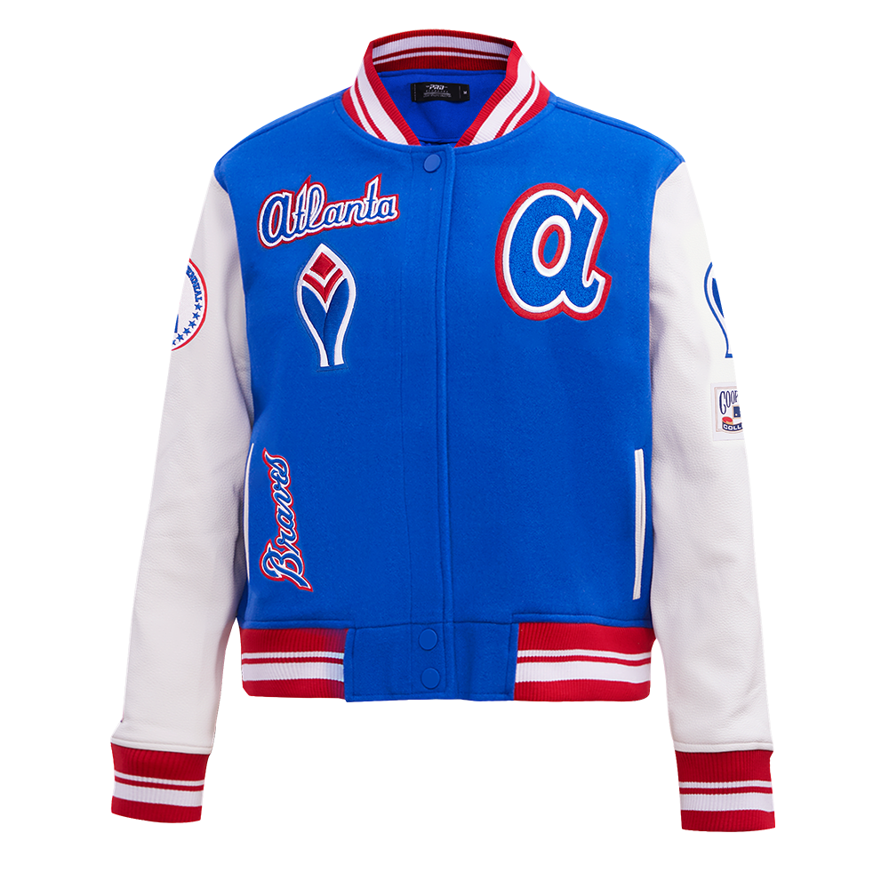 CHAMARRA UNIVERSITARIA MLB ATLANTA BRAVES RETRO CLASSICS PARA MUJER