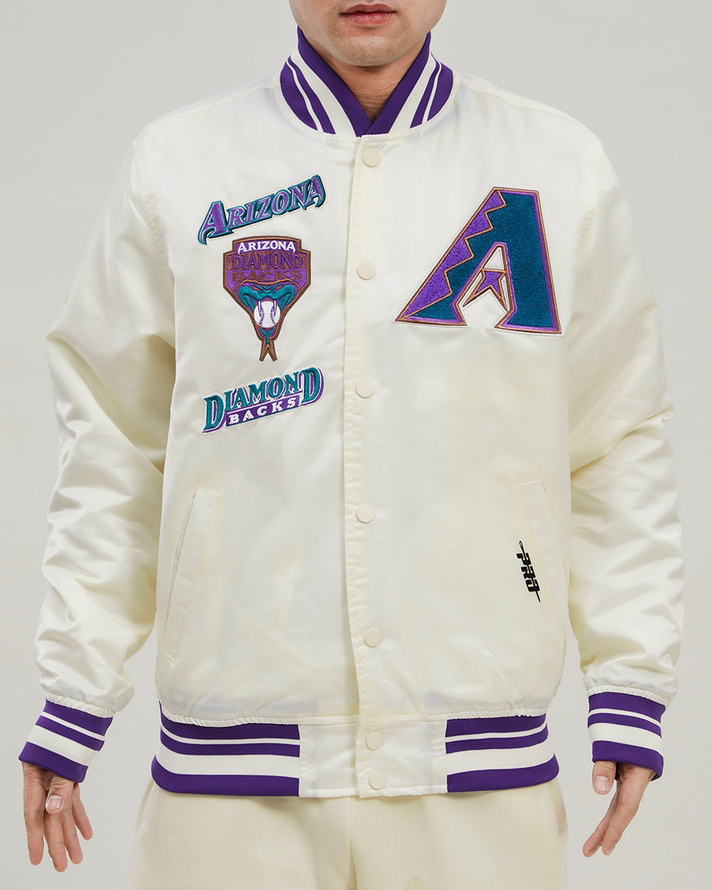 CHAMARRA DE SATÍN MLB ARIZONA DIAMONDBACKS RETRO CLASSICS