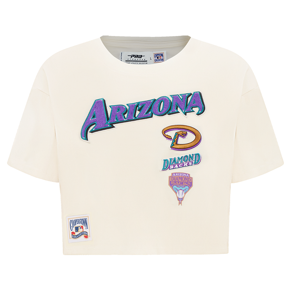 MANGA CORTA CROP MLB ARIZONA DIAMONDBACKS RETRO CLASSICS PARA MUJER