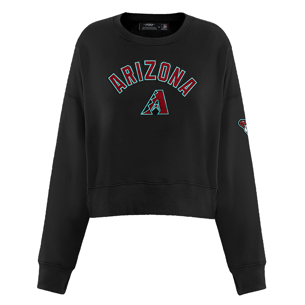 SUDADERA DE CUELLO REDONDO MLB ARIZONA DIAMONDBACKS CLASSIC ESSENTIALS PARA MUJER