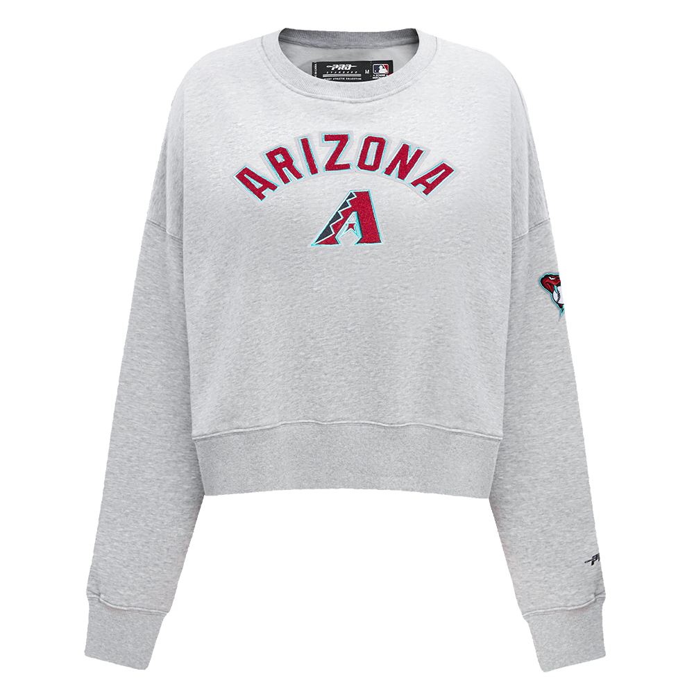 SUDADERA DE CUELLO REDONDO MLB ARIZONA DIAMONDBACKS CLASSIC ESSENTIALS PARA MUJER