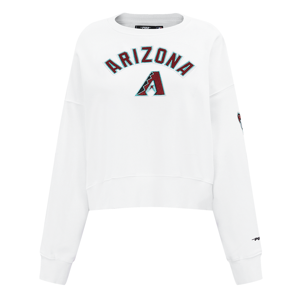 SUDADERA DE CUELLO REDONDO MLB ARIZONA DIAMONDBACKS CLASSIC ESSENTIALS PARA MUJER
