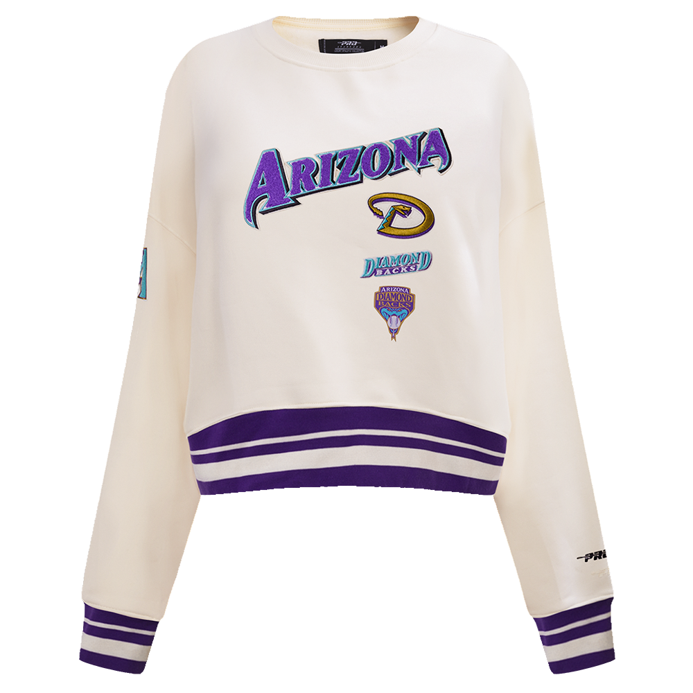 SUDADERA DE CUELLO REDONDO MLB ARIZONA DIAMONDBACKS RETRO CLASSICS PARA MUJER