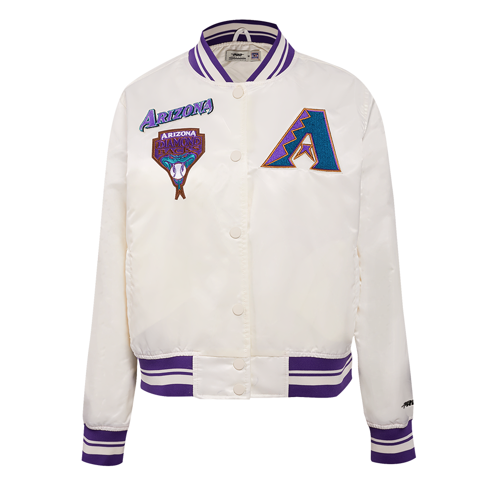 CHAMARRA DE SATÍN MLB ARIZONA DIAMONDBACKS RETRO CLASSICS PARA MUJER