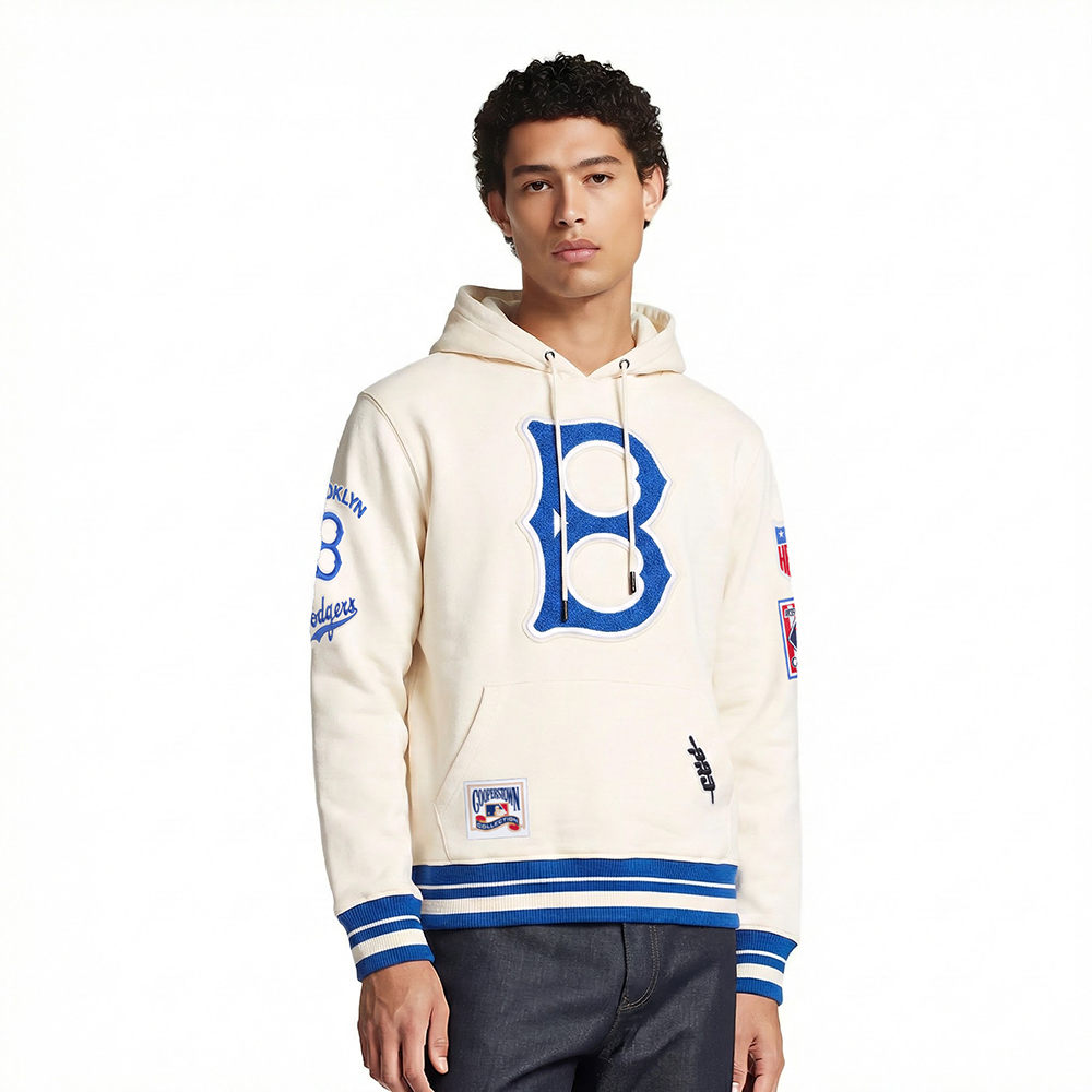 SUDADERA CON GORRO MLB BROOKLYN DODGERS RETRO CLASSICS