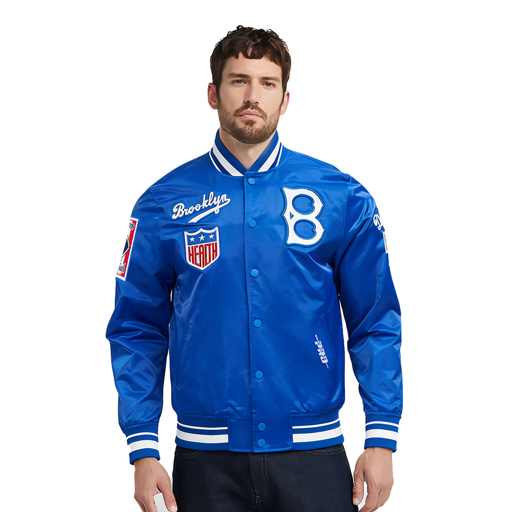 CHAMARRA DE SATIN MLB BROOKLYN DODGERS RETRO CLASSICS