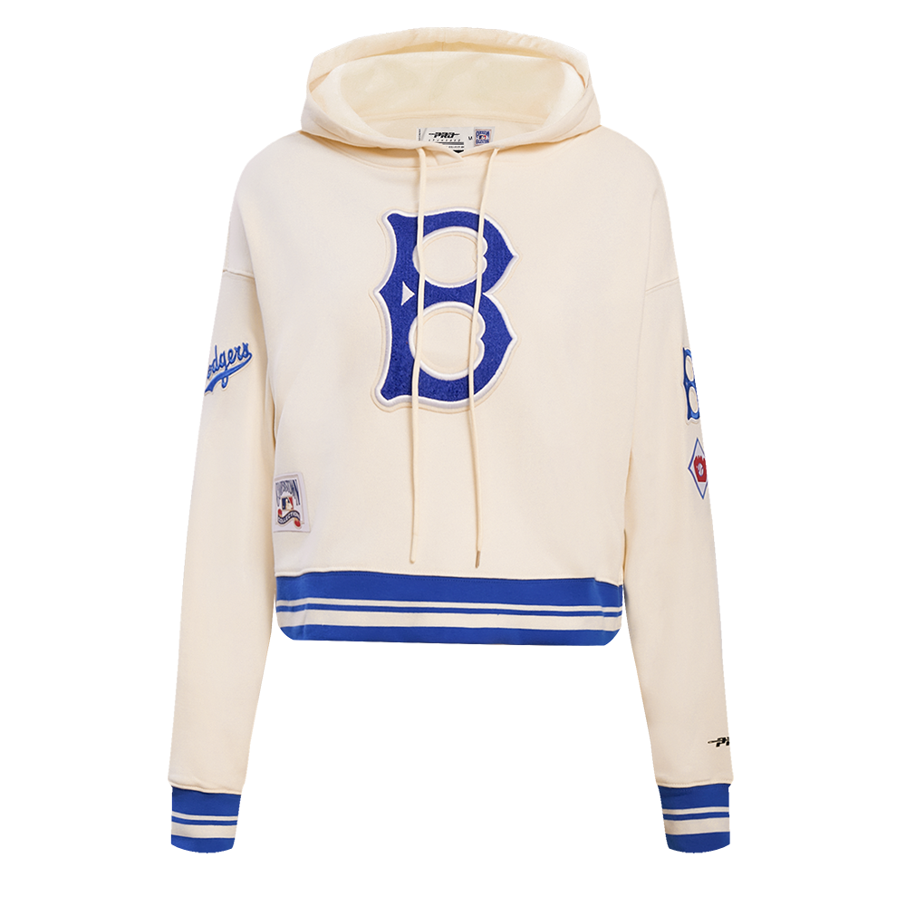 SUDADERA CON GORRO MLB BROOKLYN DODGERS RETRO CLASSICS PARA MUJER