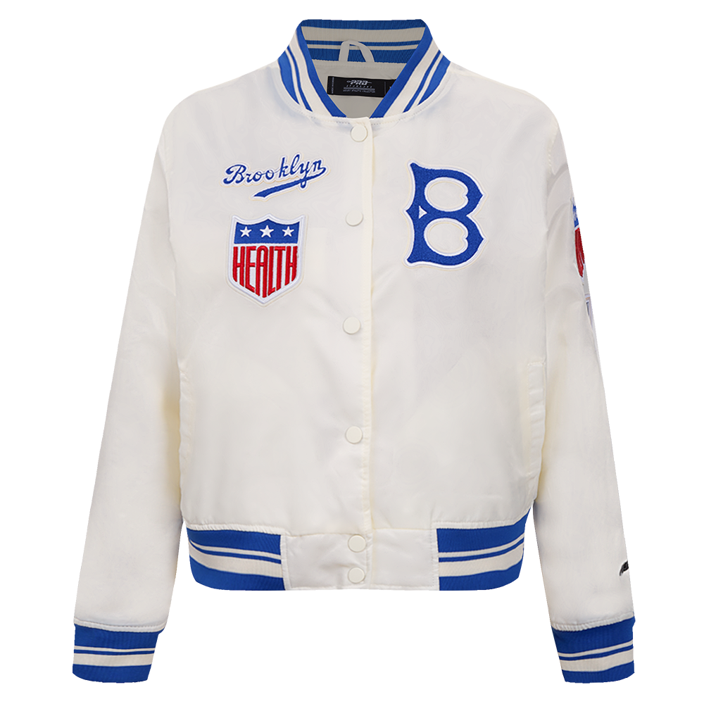 CHAMARRA DE SATÍN MLB BROOKLYN DODGERS RETRO CLASSICS PARA MUJER