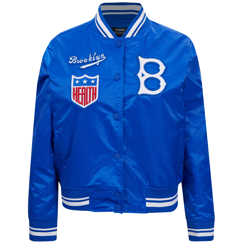 CHAMARRA DE SATÍN MLB BROOKLYN DODGERS RETRO CLASSICS PARA MUJER