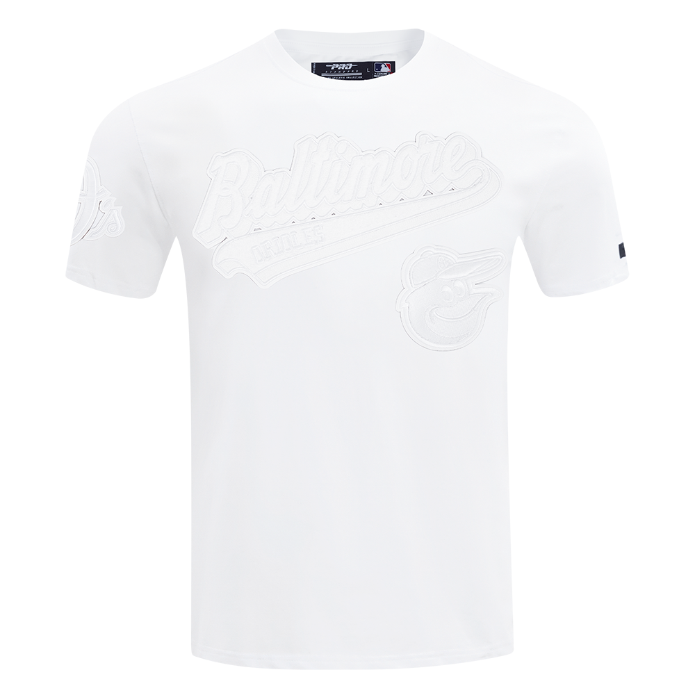 MANGA CORTA MLB BALTIMORE ORIOLES WHITE OUT