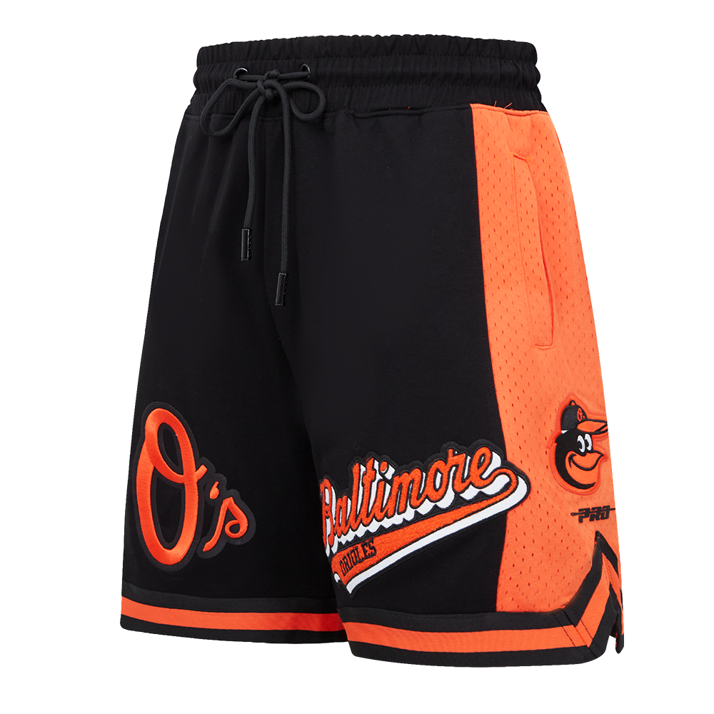 SHORTS DE BASQUETBOL MLB BALTIMORE ORIOLES SCRIPT TAIL