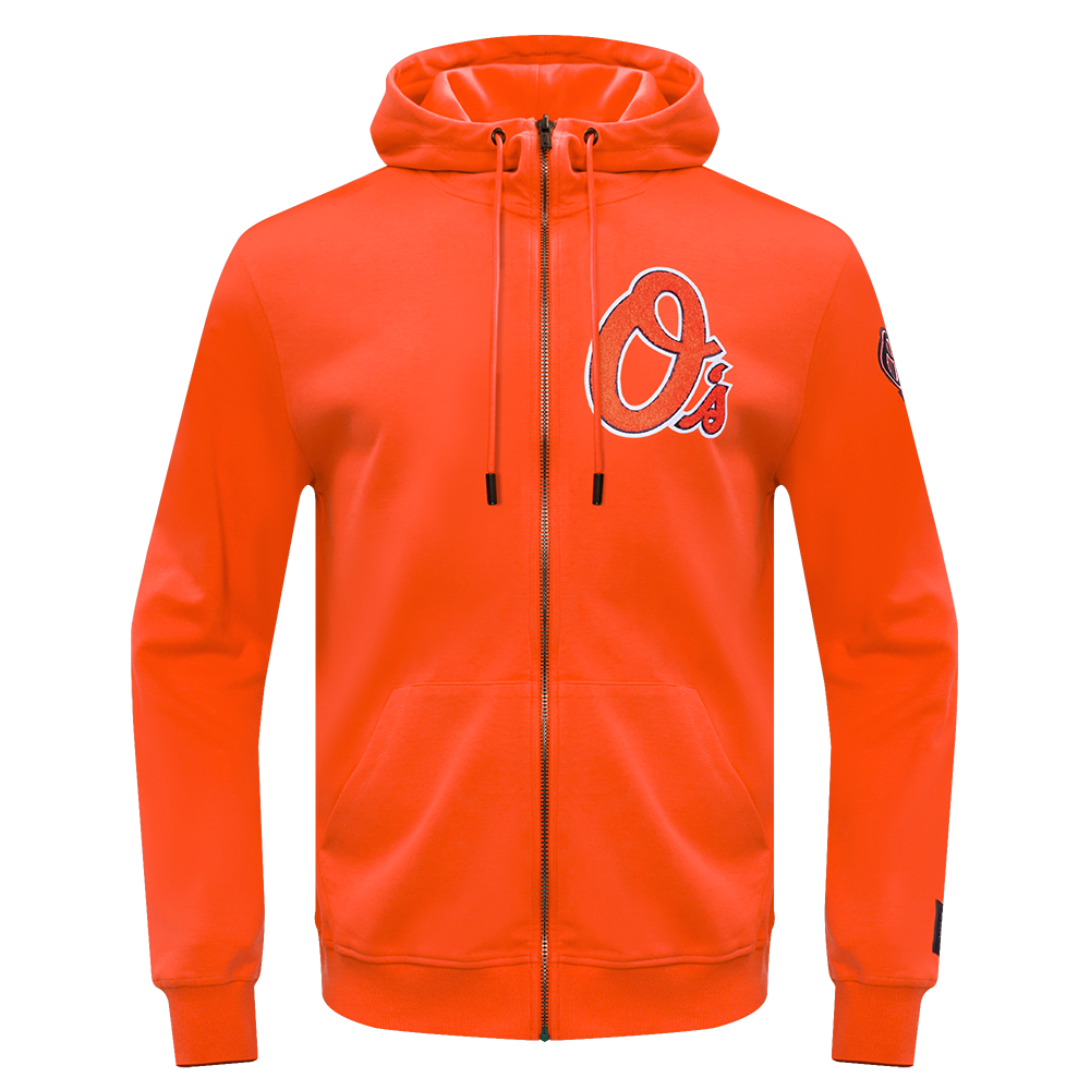 SUDADERA CON CIERRE MLB BALTIMORE ORIOLES CLASSIC CHENILLE