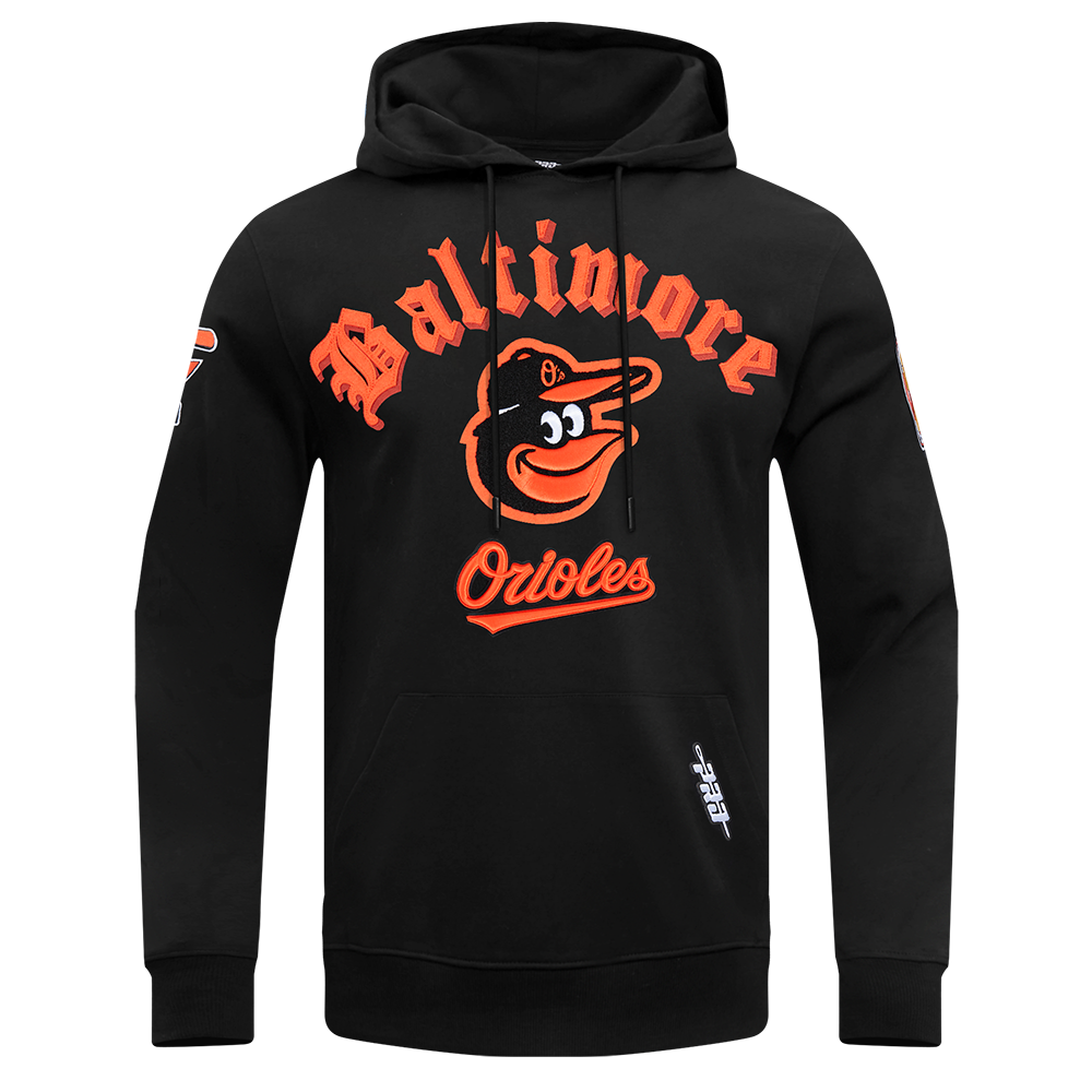 SUDADERA CON GORRO MLB BALTIMORE ORIOLES OLD ENGLISH