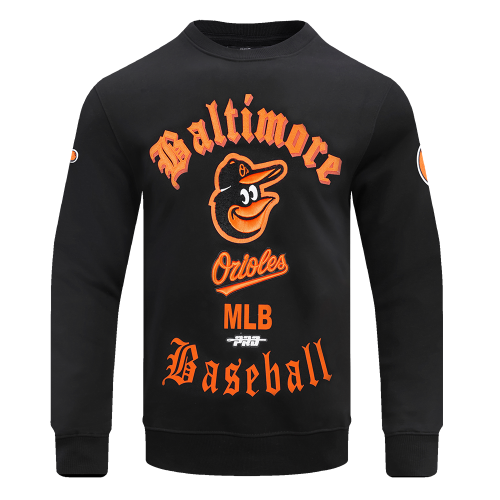 SUDADERA DE CUELLO REDONDO MLB BALTIMORE ORIOLES OLD ENGLISH