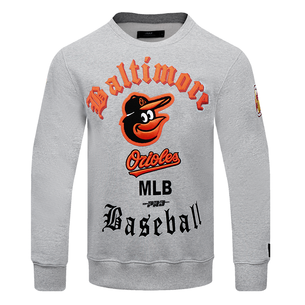SUDADERA DE CUELLO REDONDO MLB BALTIMORE ORIOLES OLD ENGLISH