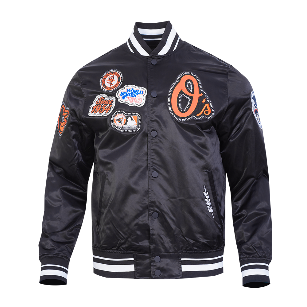 CHAMARRA DE SATÍN MLB BALTIMORE ORIOLES DIY PICK STITCH