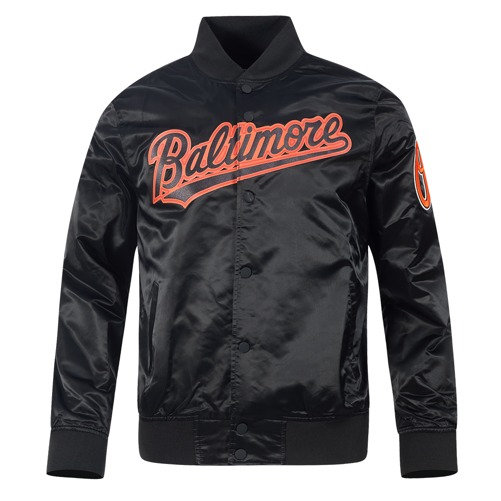 CHAMARRA DE SATÍN MLB BALTIMORE ORIOLES WORDMARK