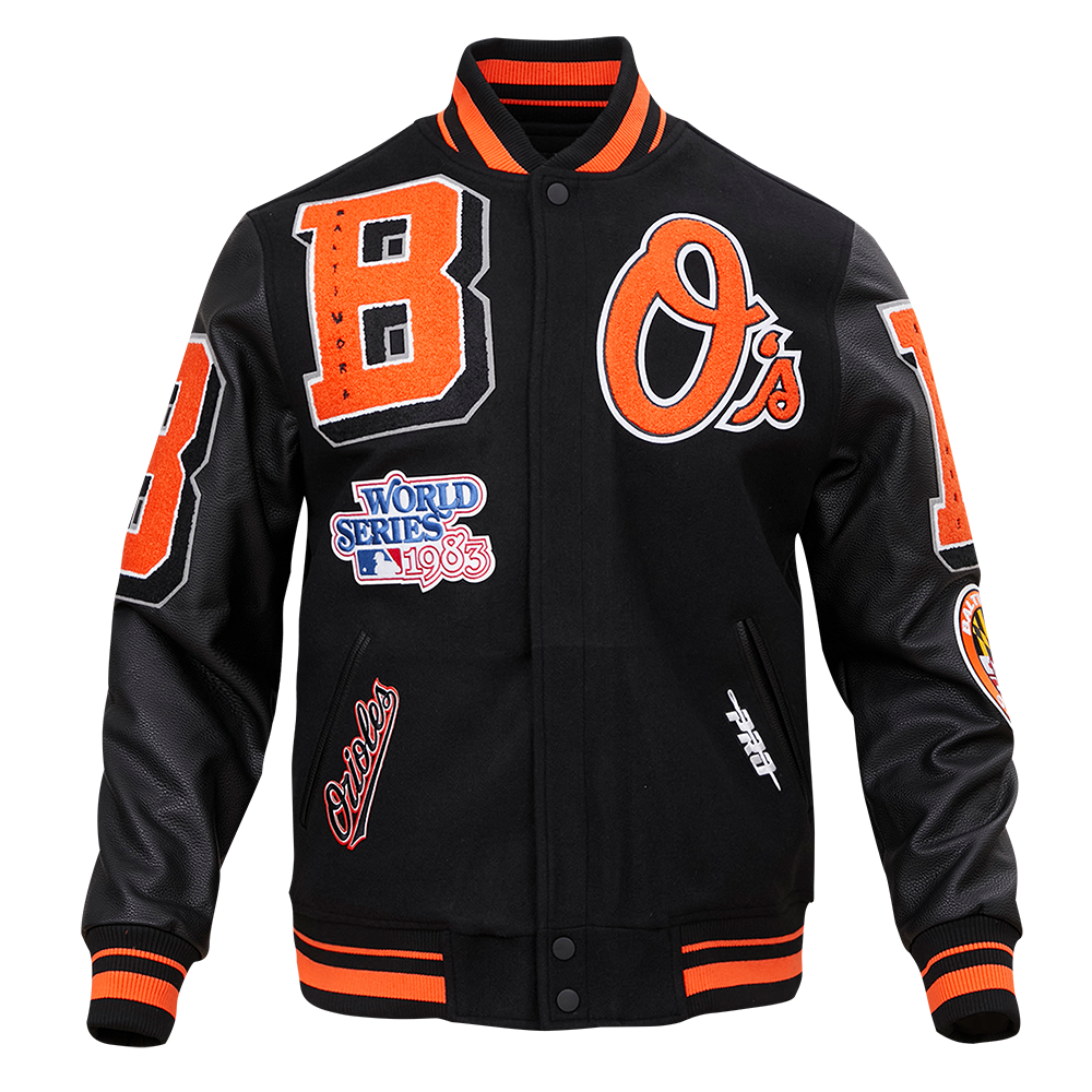 CHAMARRA UNIVERSITARIA MLB BALTIMORE ORIOLES MASH UP