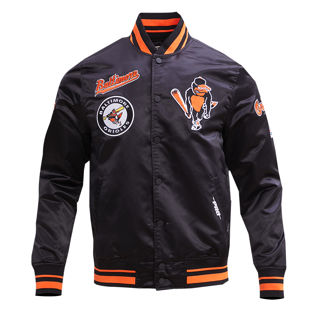 CHAMARRA DE SATÍN MLB BALTIMORE ORIOLES RETRO CLASSICS