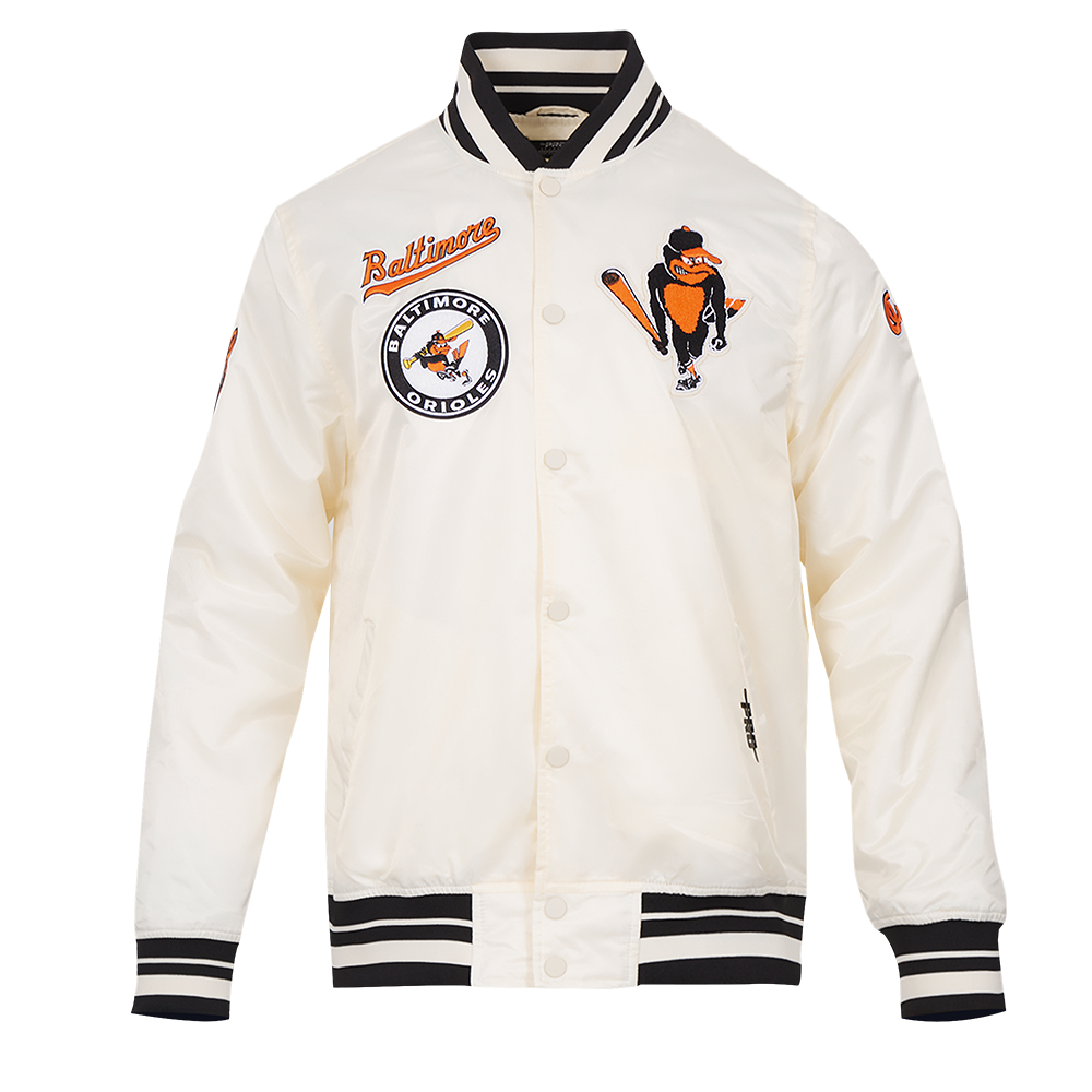 CHAMARRA DE SATÉN MLB BALTIMORE ORIOLES RETRO CLASSICS