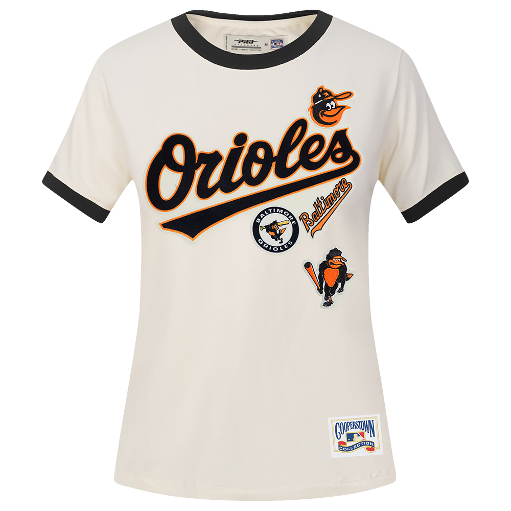 MANGA CORTA MLB BALTIMORE ORIOLES RETRO CASCADE PARA MUJER