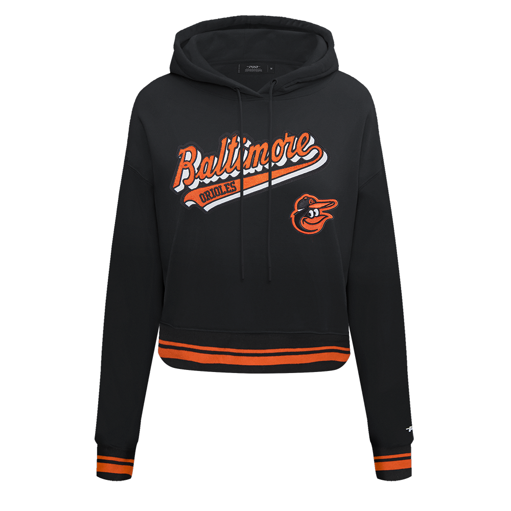 SUDADERA CON GORRO MLB BALTIMORE ORIOLES SCRIPT TAIL PARA MUJER