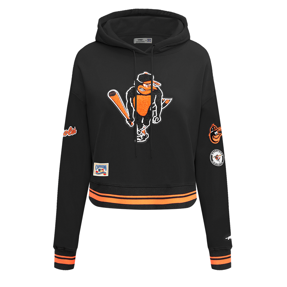 SUDADERA CON GORRO MLB BALTIMORE ORIOLES RETRO CLASSICS PARA MUJER