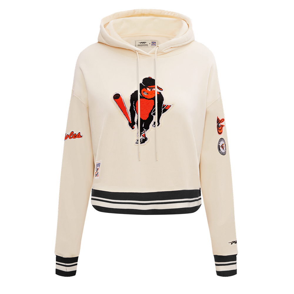 SUDADERA CON GORRO MLB BALTIMORE ORIOLES RETRO CLASSICS PARA MUJER