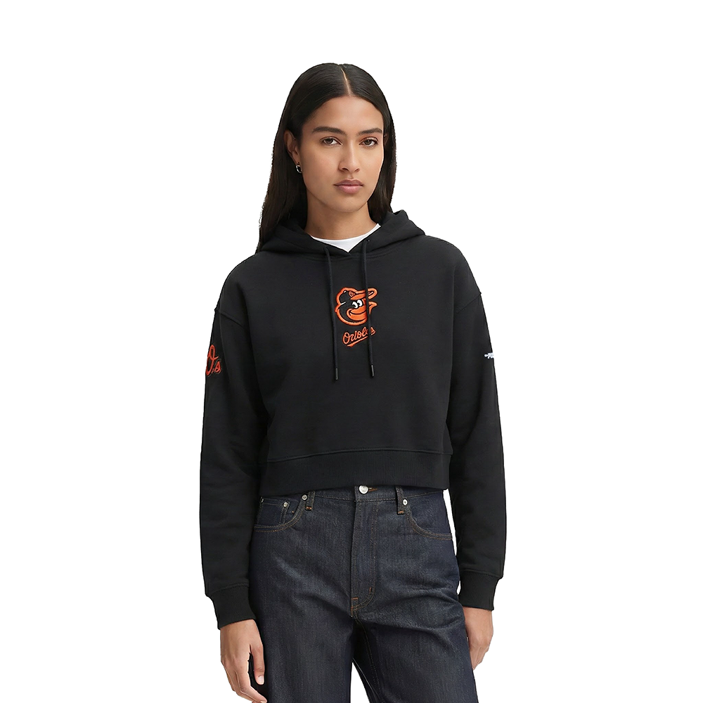 SUDADERA CON GORRO MLB BALTIMORE ORIOLES CLASSIC CHENILLE PARA MUJER