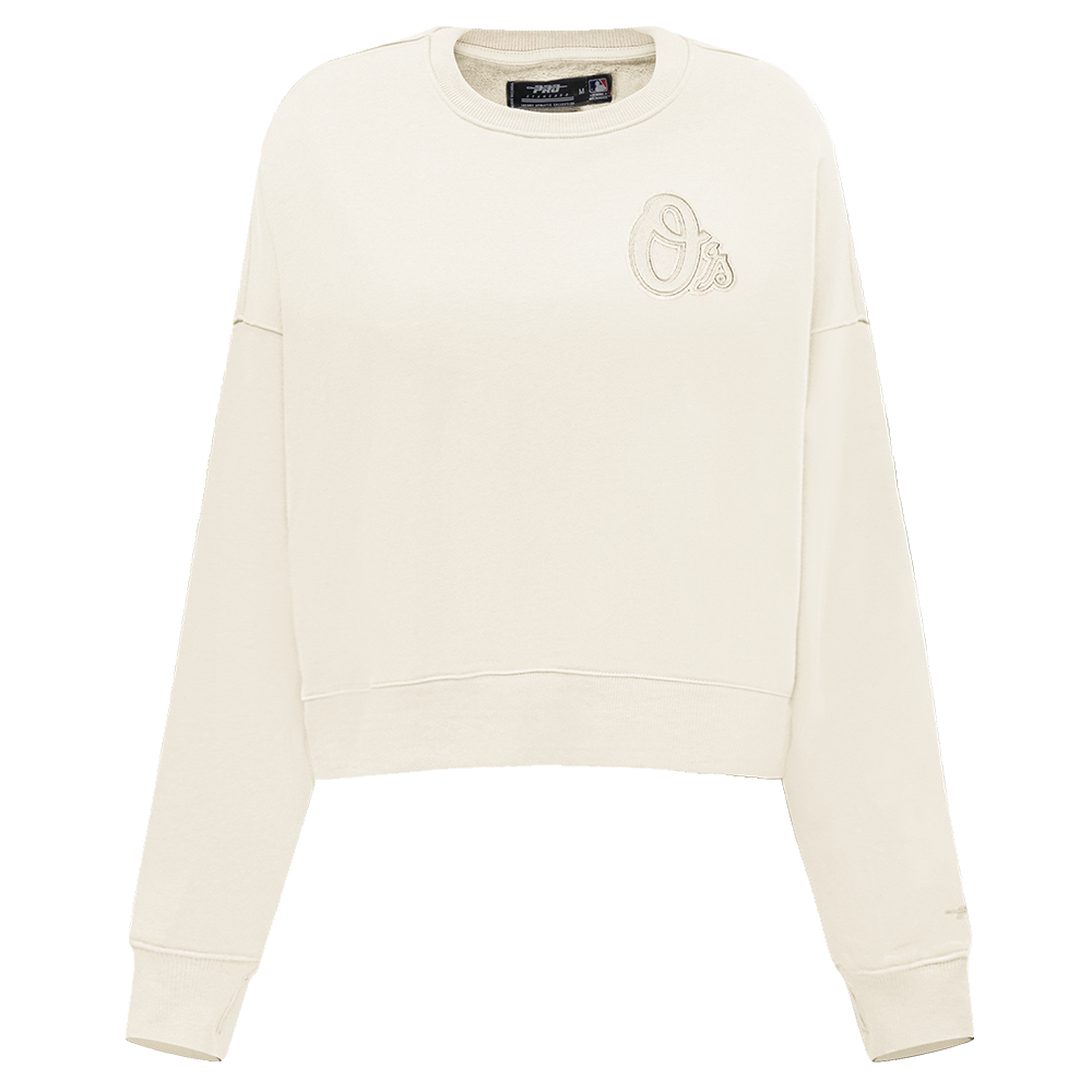 SUDADERA DE CUELLO REDONDO MLB BALTIMORE ORIOLES NEUTRAL PARA MUJER