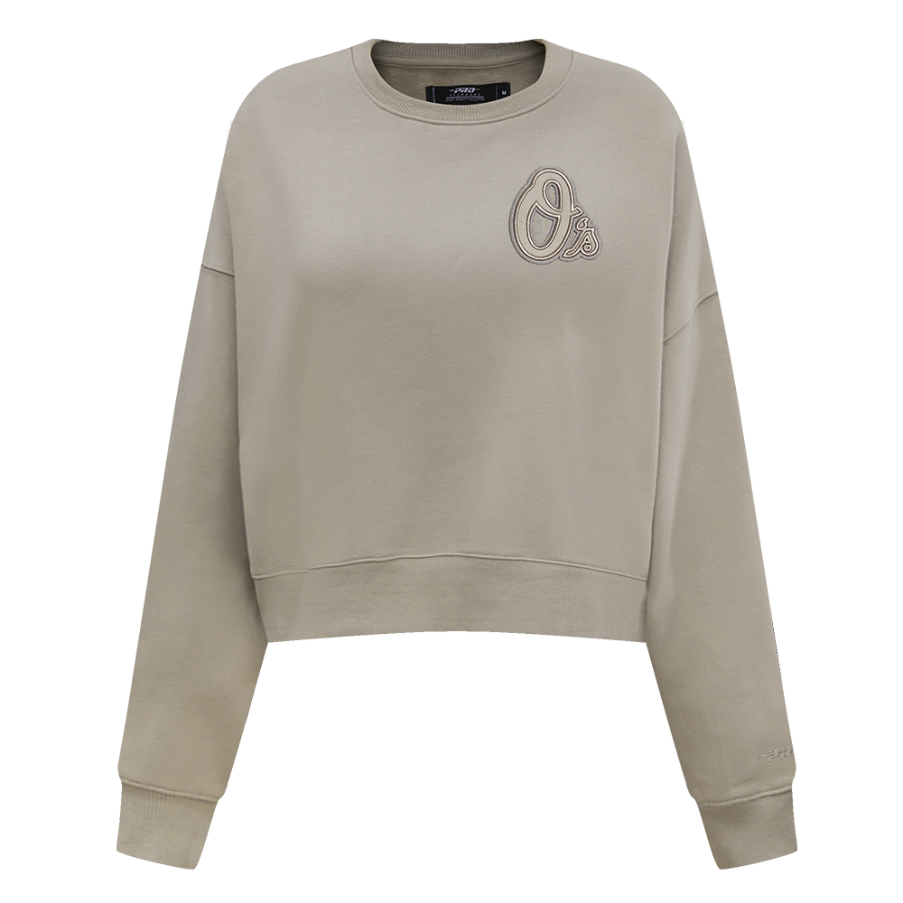 SUDADERA DE CUELLO REDONDO MLB BALTIMORE ORIOLES NEUTRAL PARA MUJER