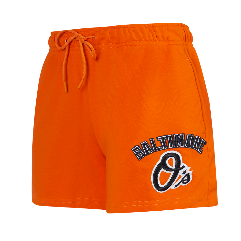 SHORTS DE ALGODÓN MLB BALTIMORE ORIOLES CLASSIC ESSENTIALS PARA MUJER
