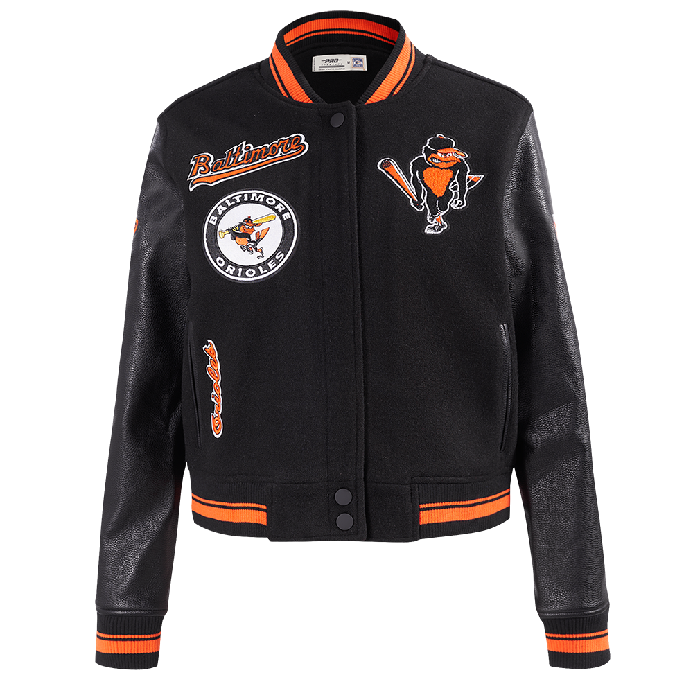 CHAMARRA UNIVERSITARIA MLB BALTIMORE ORIOLES RETRO CLASSICS PARA MUJER