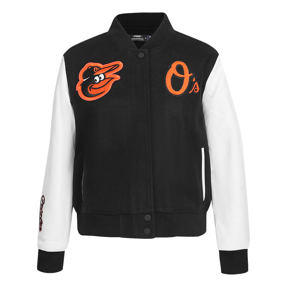 CHAMARRA UNIVERSITARIA MLB BALTIMORE ORIOLES CLASSIC ESSENTIALS PARA MUJER