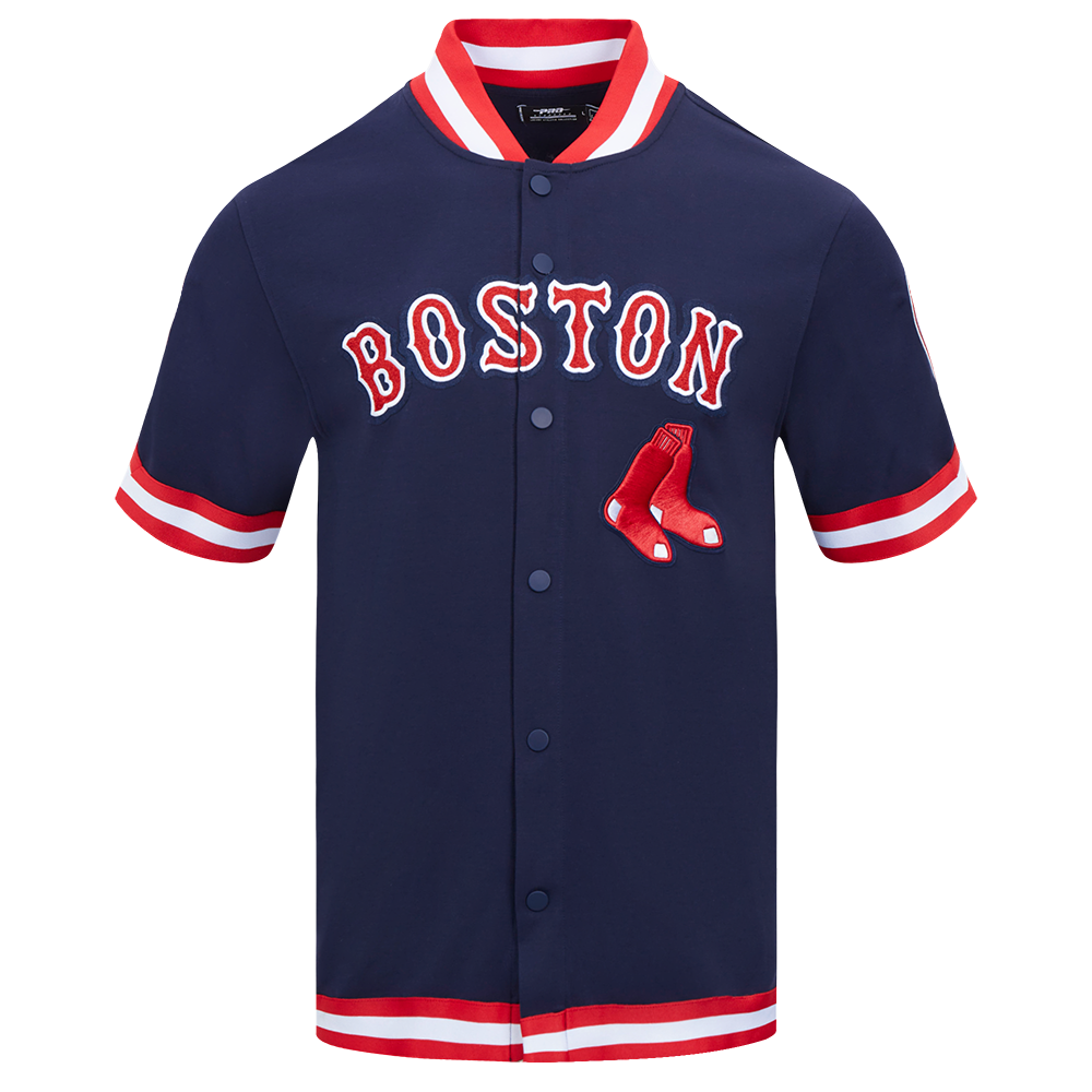 SOBRECAMISA DE MANGA CORTA MLB BOSTON RED SOX CLASSIC CHENILLE