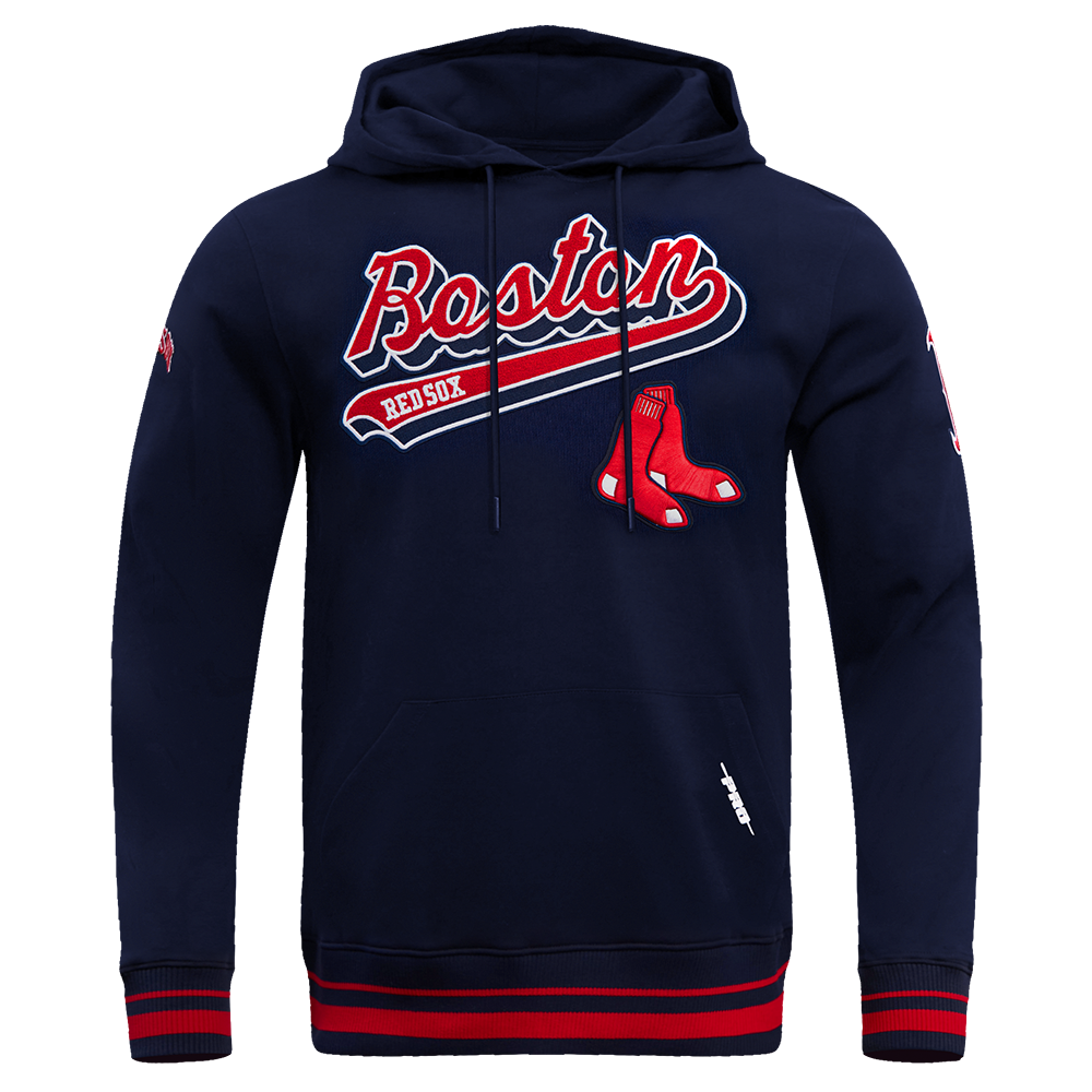 SUDADERA CON GORRO MLB BOSTON RED SOX SCRIPT TAIL – Pro Standard