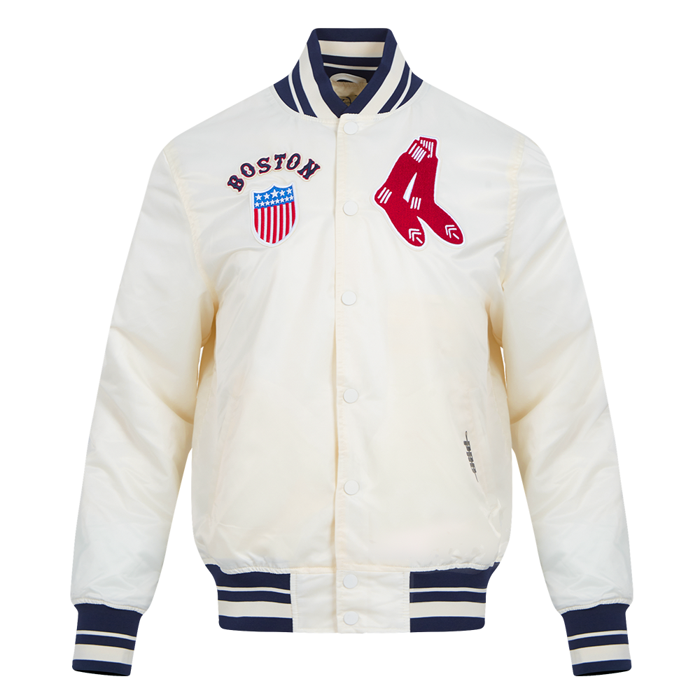 CHAMARRA DE SATÉN MLB BOSTON RED SOX RETRO CLASSICS