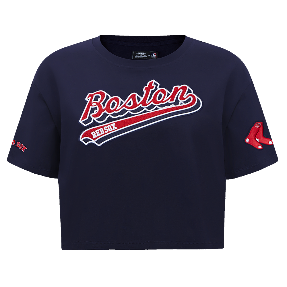 MANGA CORTA MLB BOSTON RED SOX SCRIPT TAIL PARA MUJER